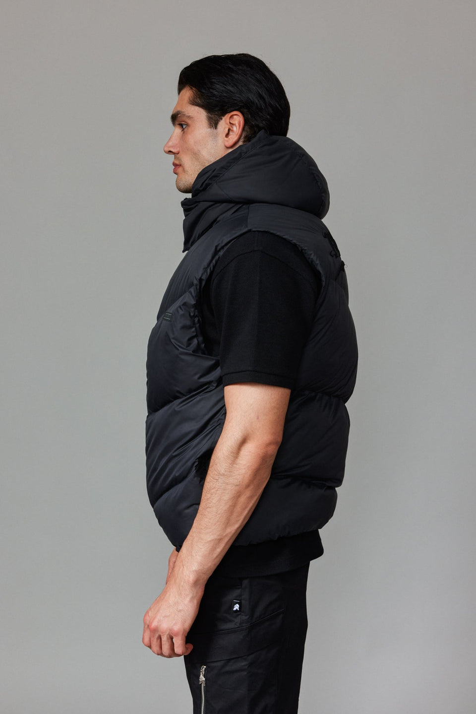 Bloodline Zipped Vest - Black