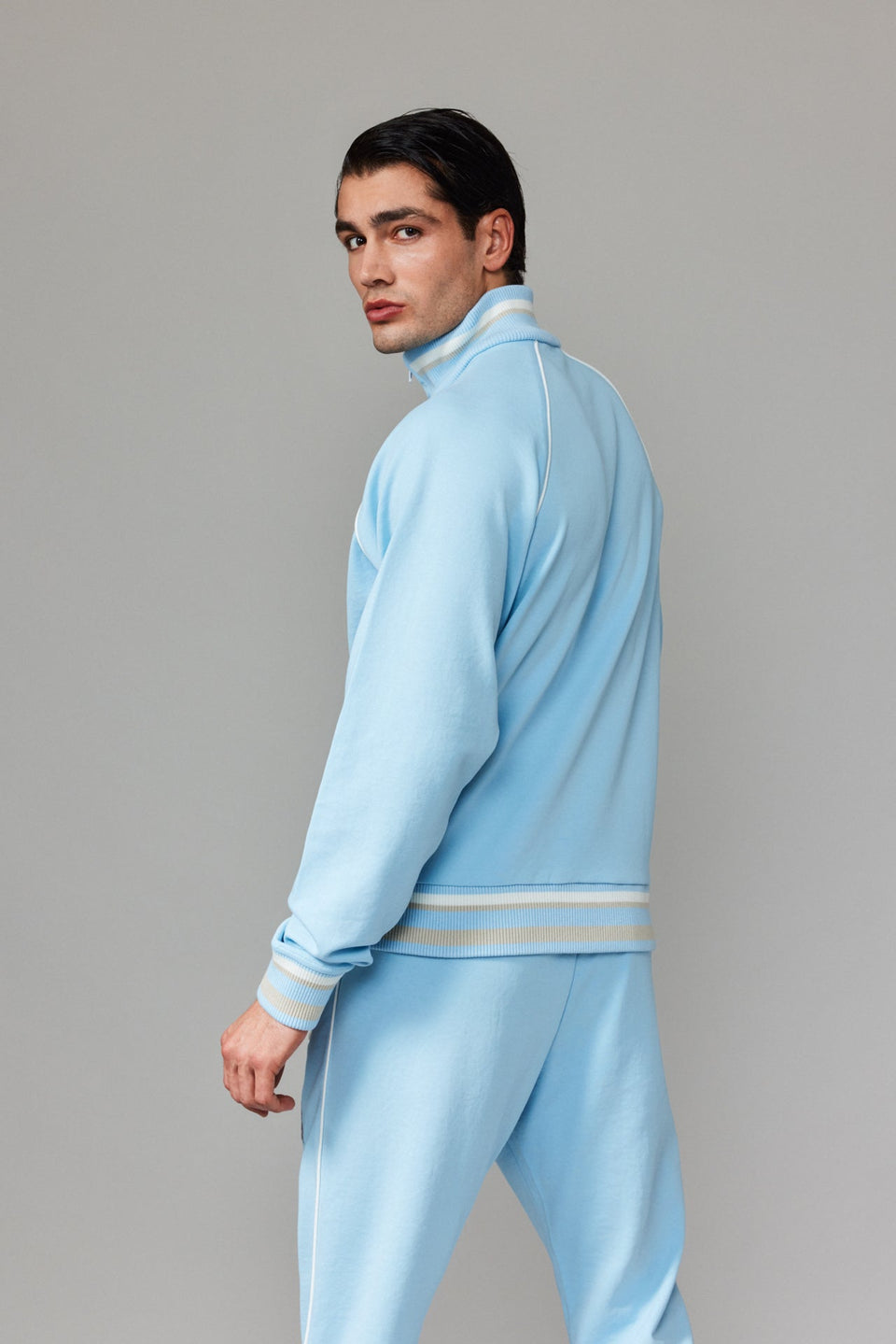 IB Zipped Jacket - Baby Blue